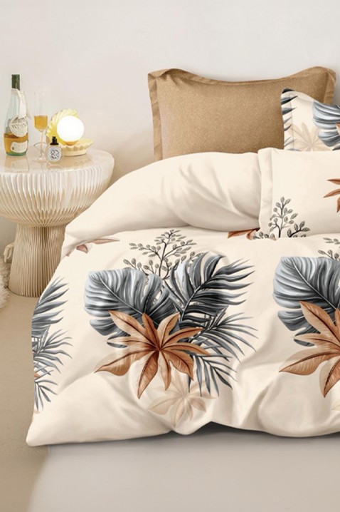 Lenjerie de pat ELYSIA 200x220 cm bumbac 4 piese, Culoare: multicolor, IVET.RO - Reduceri de până la -80%