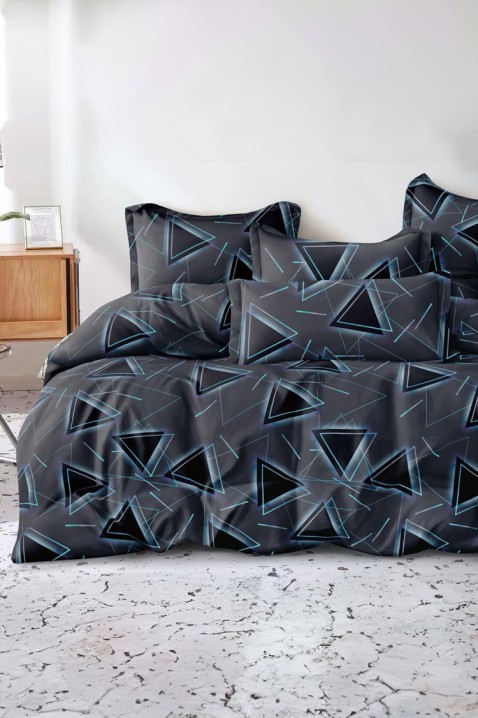 Lenjerie de pat ELOWENA 200x220 cm bumbac 4 piese, Culoare: multicolor, IVET.RO - Reduceri de până la -80%