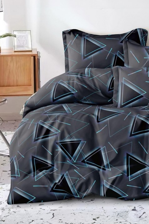 Lenjerie de pat ELOWENA 200x220 cm bumbac 4 piese, Culoare: multicolor, IVET.RO - Reduceri de până la -80%