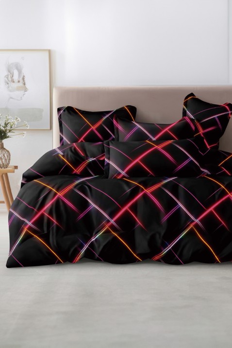 Lenjerie de pat CALIPSA 200x220 cm bumbac 4 piese, Culoare: multicolor, IVET.RO - Reduceri de până la -80%