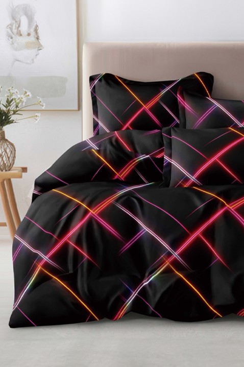 Lenjerie de pat CALIPSA 200x220 cm bumbac 4 piese, Culoare: multicolor, IVET.RO - Reduceri de până la -80%