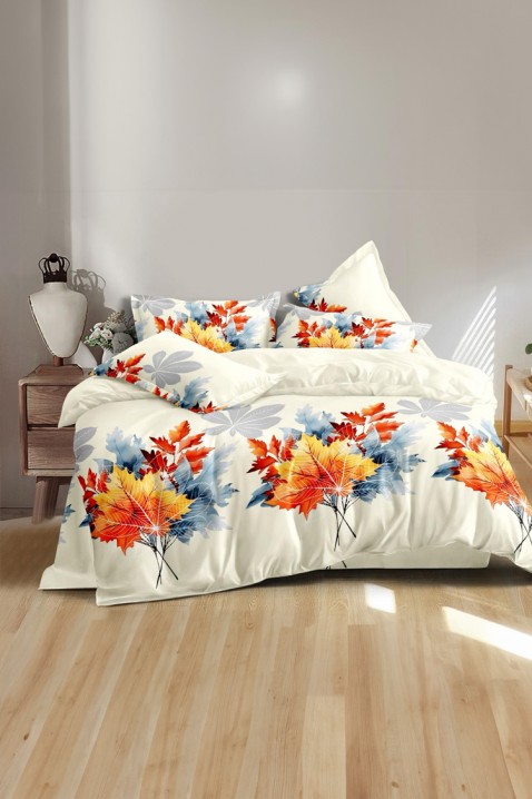 Lenjerie de pat EVANIA 200x220 cm bumbac 4 piese, Culoare: multicolor, IVET.RO - Reduceri de până la -80%