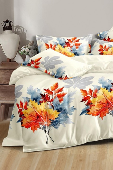 Lenjerie de pat EVANIA 200x220 cm bumbac 4 piese, Culoare: multicolor, IVET.RO - Reduceri de până la -80%