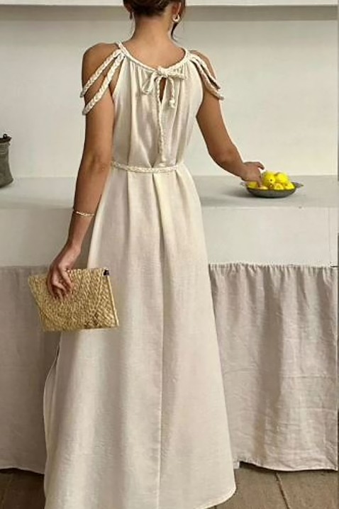 Rochie MIRZALFA ECRU, Culoare: ecru, IVET.RO - Reduceri de până la -80%