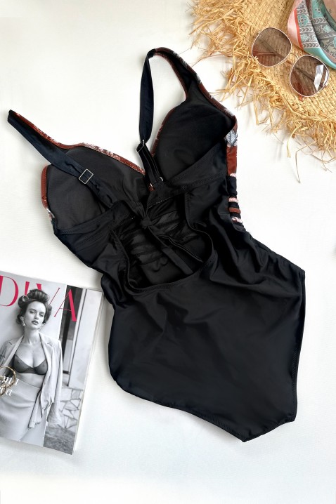 Costum de baie întreg MAFRAGA BROWN, Culoare: maro, IVET.RO - Reduceri de până la -80%