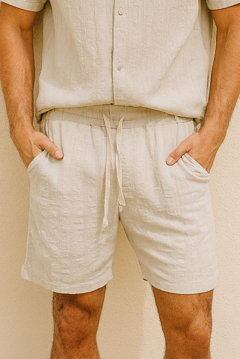 Set bărbați SOLMERO BEIGE, Culoare: bej, IVET.RO - Reduceri de până la -80%