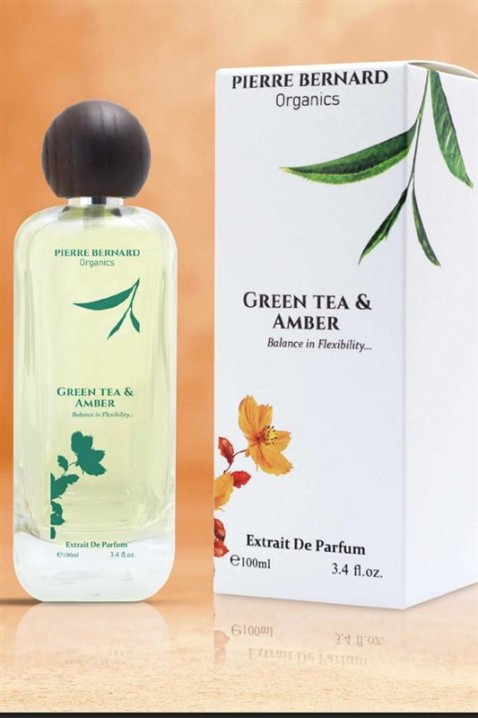 Parfum Pierre Bernard Organics Green tea&Amber EDP 100 mlIVET.RO - Reduceri de până la -80%
