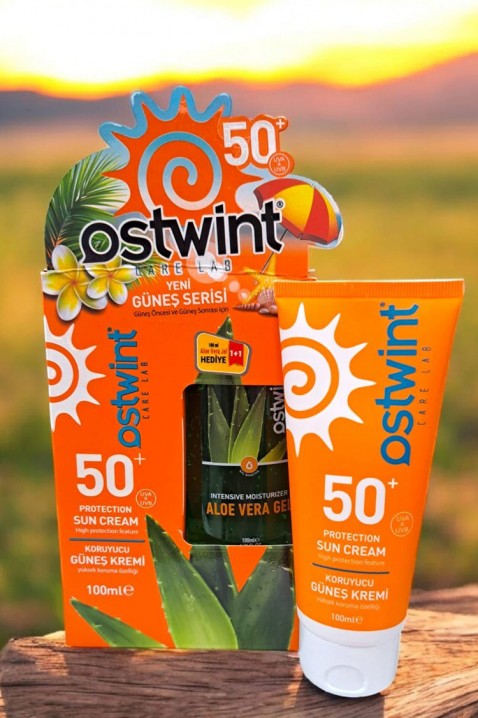 Set cosmetic OSTWINT SPF 50 Sun Protection&Aloe Vera GelIVET.RO - Reduceri de până la -80%