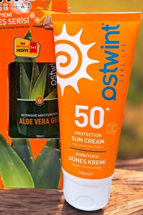 Set cosmetic OSTWINT SPF 50 Sun Protection&Aloe Vera GelIVET.RO - Reduceri de până la -80%