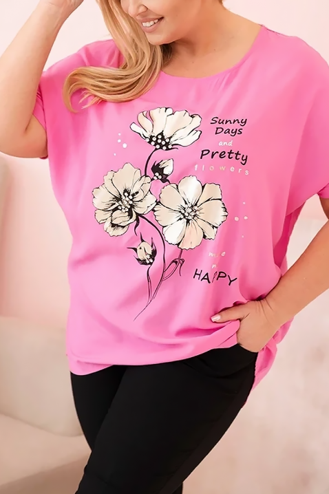 Tricou BROLINDA PINK, Culoare: roz, IVET.RO - Reduceri de până la -80%