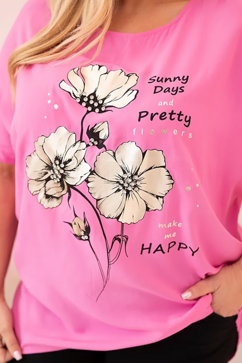 Tricou BROLINDA PINK, Culoare: roz, IVET.RO - Reduceri de până la -80%