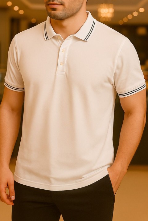 Tricou bărbați KIRMIN, Culoare: alb, IVET.RO - Reduceri de până la -80%