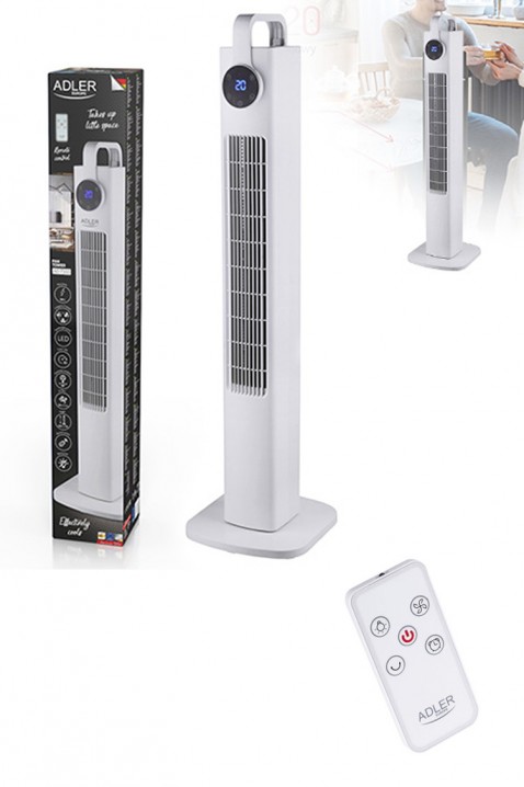 Ventilator, răcitor și purificator de aer 3 în 1 FOMELY, Culoare: alb, IVET.RO - Reduceri de până la -80%