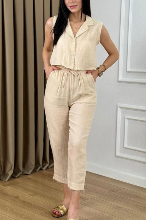 Set ZARAKAVA BEIGE, Culoare: bej, IVET.RO - Reduceri de până la -80%