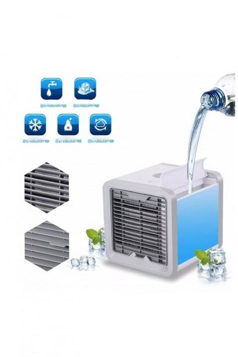 Ventilator portabil, răcitor și purificator de aer TIONY, Culoare: alb, IVET.RO - Reduceri de până la -80%