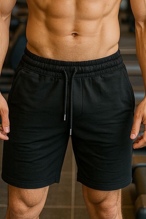 Pantaloni scurți pentru bărbați FREGMAN BLACK, Culoare: negru, IVET.RO - Reduceri de până la -80%
