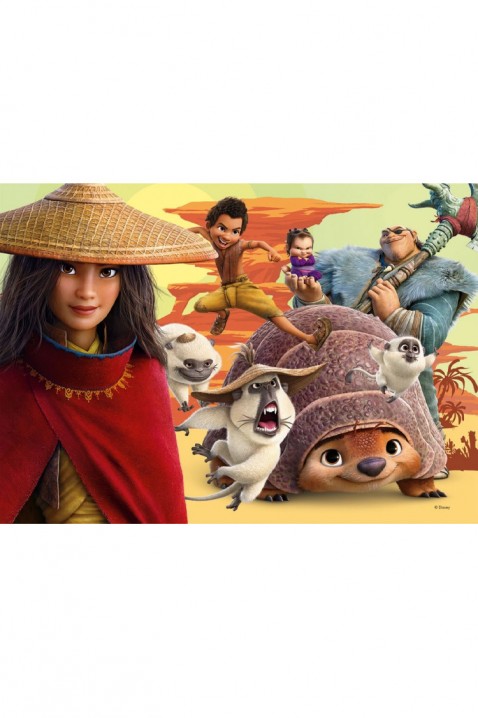 Puzzle pentru copii Clementoni de 2 x 60 piese - Raya și ultimul dragonIVET.RO - Reduceri de până la -80%