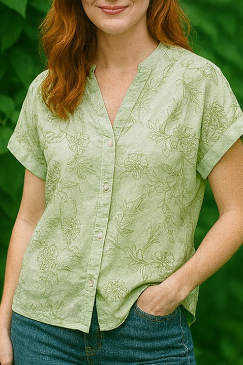 Cămașă damă GLORISIA GREEN, Culoare: verde, IVET.RO - Reduceri de până la -80%