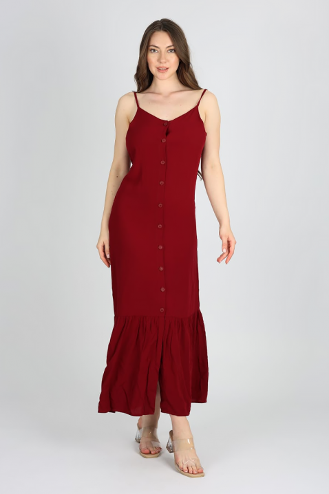 Rochie OGLESIA BORDO, Culoare: bordo, IVET.RO - Reduceri de până la -80%