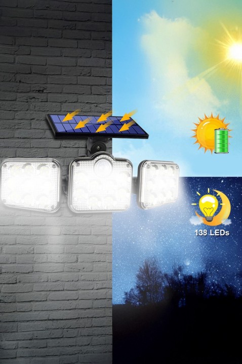 Lampă solară TRIOMY, Culoare: negru, IVET.RO - Reduceri de până la -80%