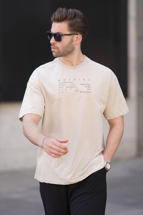 Tricou bărbați TARMEDO BEIGE, Culoare: bej, IVET.RO - Reduceri de până la -80%