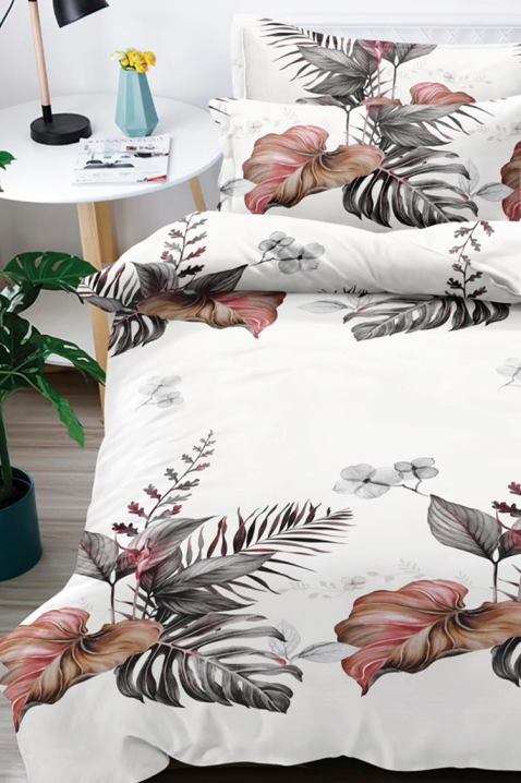 Lenjerie de pat BIOGEXA 200x220 cm bumbac 4 piese, Culoare: alb, IVET.RO - Reduceri de până la -80%