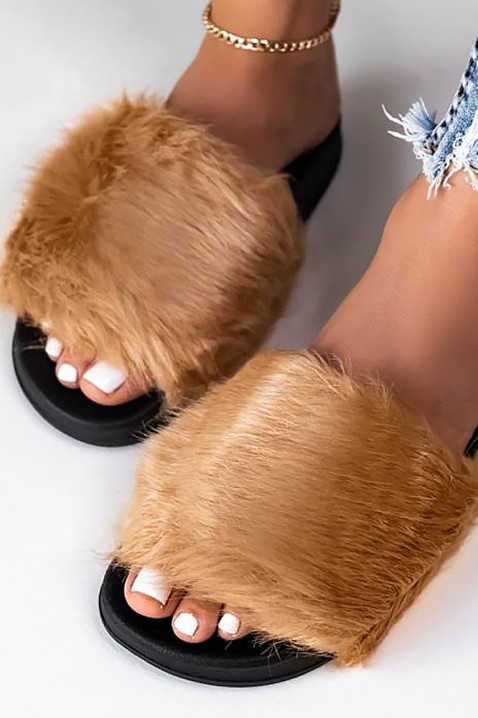 Papuci damă RUSOLDA BROWN, Culoare: maro, IVET.RO - Reduceri de până la -80%