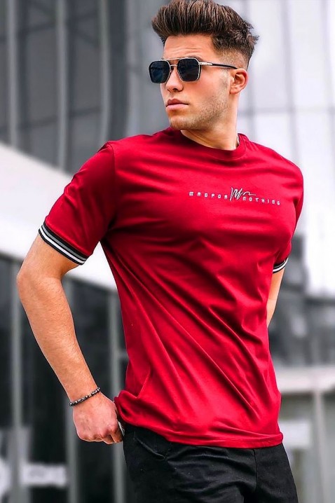 Tricou bărbați MRONSON RED, Culoare: roșu, IVET.RO - Reduceri de până la -80%