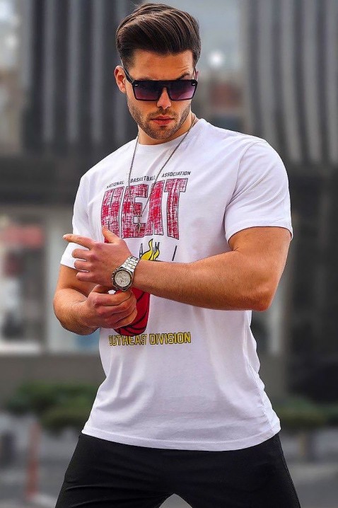 Tricou bărbați BROMO WHITE, Culoare: alb, IVET.RO - Reduceri de până la -80%