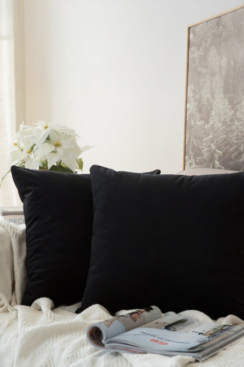 Față de pernă FLOMEJA BLACK 40х40 cm, Culoare: negru, IVET.RO - Reduceri de până la -80%