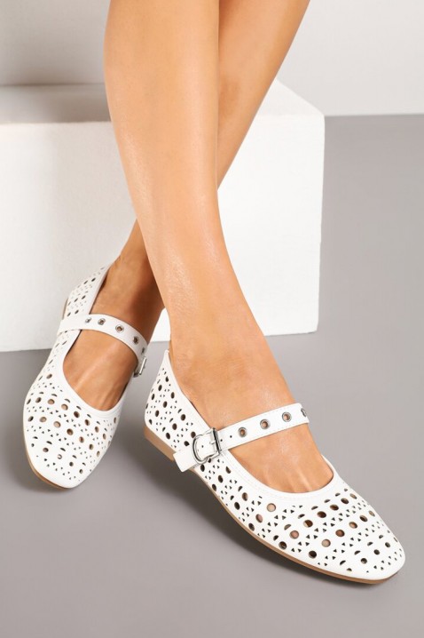 Pantofi damă ILIDENSA WHITE, Culoare: alb, IVET.RO - Reduceri de până la -80%