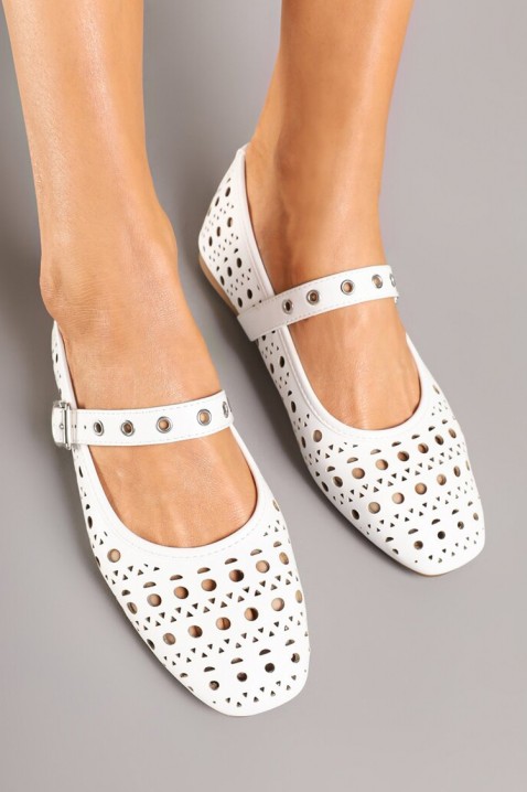 Pantofi damă ILIDENSA WHITE, Culoare: alb, IVET.RO - Reduceri de până la -80%