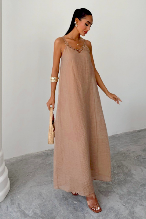 Rochie MUDESA BEIGE, Culoare: bej, IVET.RO - Reduceri de până la -80%
