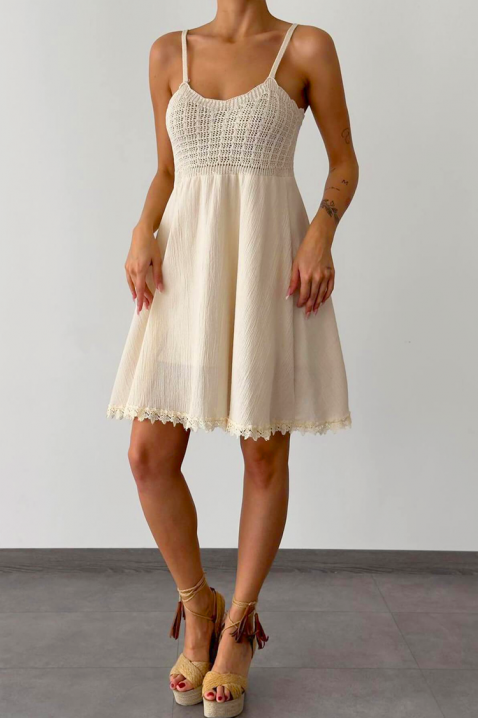 Rochie EMERIDA, Culoare: ecru, IVET.RO - Reduceri de până la -80%