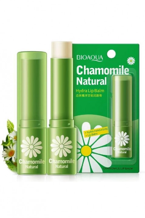 Balsam de buze BIOAUA Lip Balm ChamomileIVET.RO - Reduceri de până la -80%