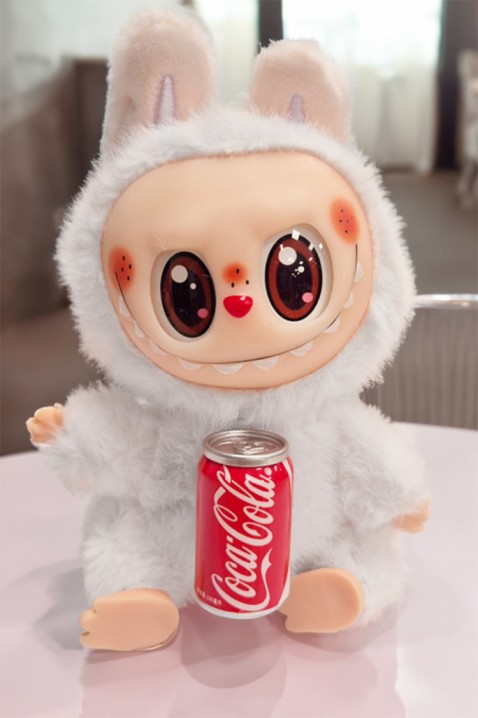 Accesoriu pentru geantă LABUBU COCA COLA WHITE, Culoare: alb, IVET.RO - Reduceri de până la -80%