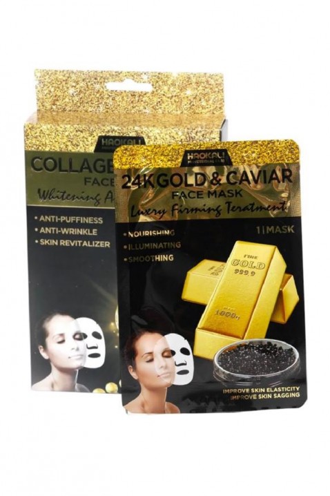 Mască de față HAOKALI 24K Gold&Caviar Face MaskIVET.RO - Reduceri de până la -80%