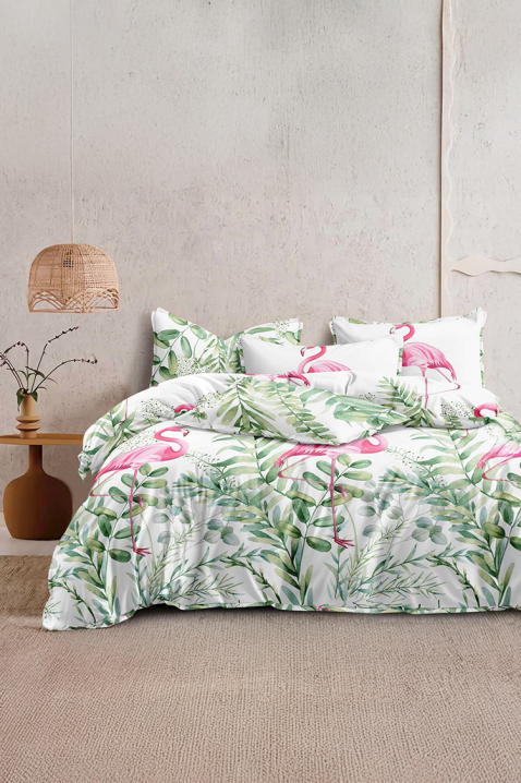 Lenjerie de pat bumbac 4 piese, Culoare: multicolor, IVET.RO - Reduceri de până la -80%