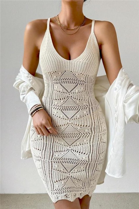 Rochie TERIZENA, Culoare: ecru, IVET.RO - Reduceri de până la -80%