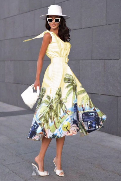 Rochie BENKILA, Culoare: multicolor, IVET.RO - Reduceri de până la -80%