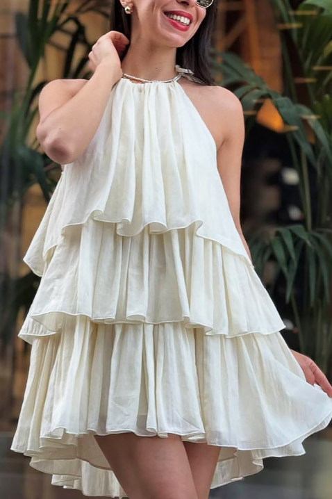 Rochie GLAMOURNA, Culoare: ecru, IVET.RO - Reduceri de până la -80%