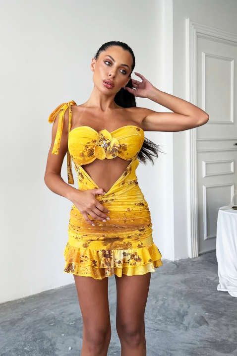 Rochie CAFENITA YELLOW, Culoare: galben, IVET.RO - Reduceri de până la -80%
