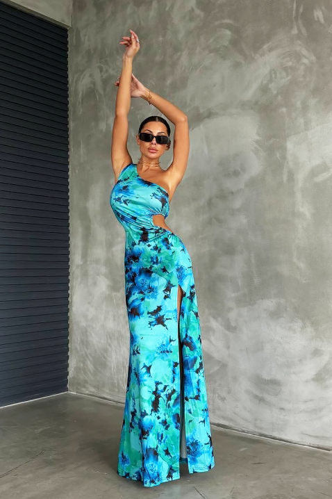 Rochie ARTISTIA TURQUA, Culoare: turcoaz, IVET.RO - Reduceri de până la -80%
