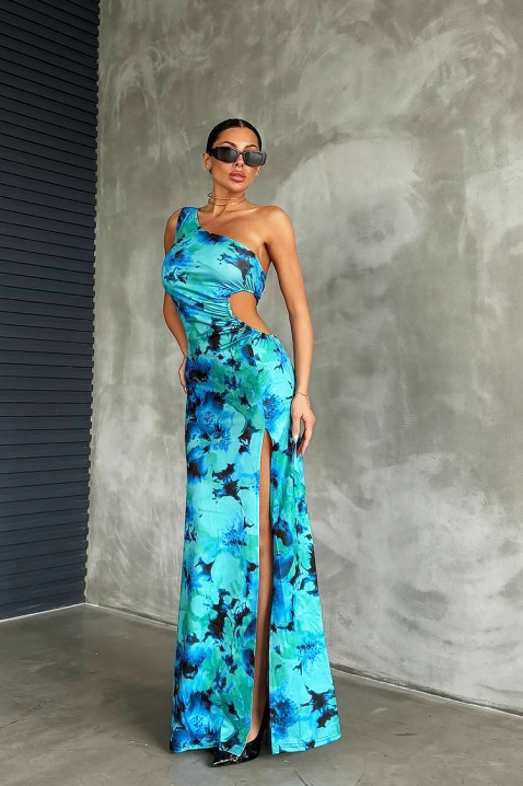 Rochie ARTISTIA TURQUA, Culoare: turcoaz, IVET.RO - Reduceri de până la -80%