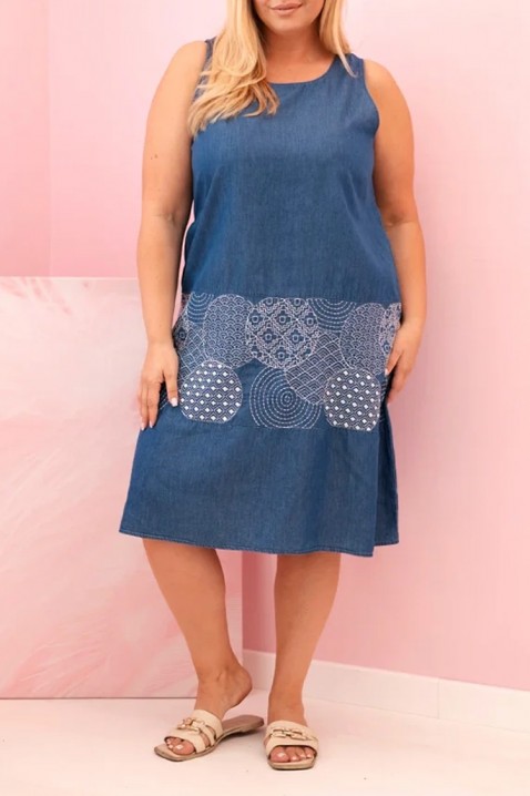 Rochie KELFORZA, Culoare: albastru, IVET.RO - Reduceri de până la -80%