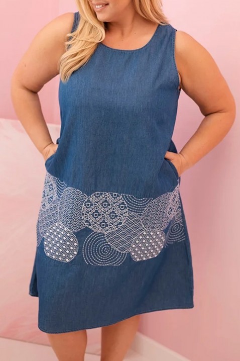 Rochie KELFORZA, Culoare: albastru, IVET.RO - Reduceri de până la -80%