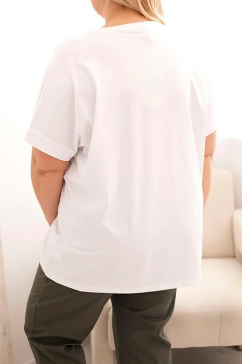 Tricou CRIFELDA WHITE, Culoare: alb, IVET.RO - Reduceri de până la -80%