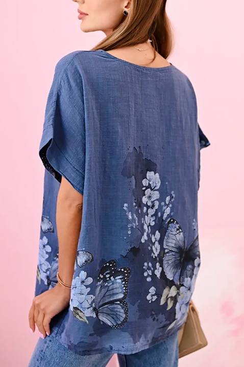 Tricou FLOURANA BLUE, Culoare: albastru, IVET.RO - Reduceri de până la -80%