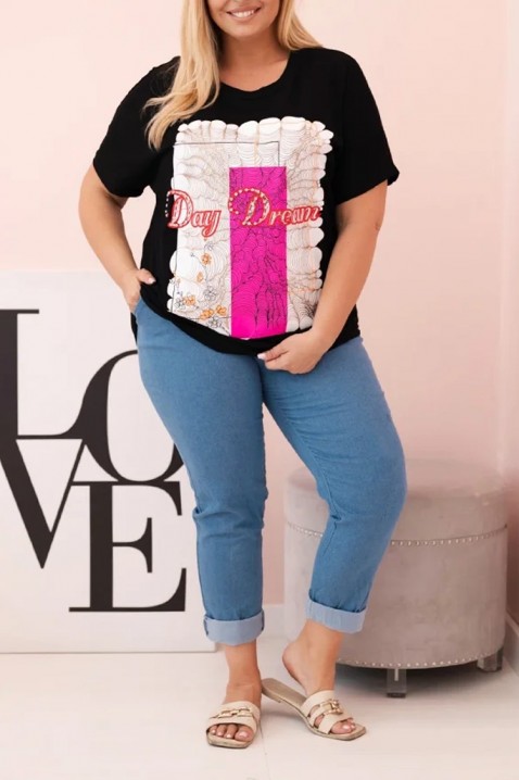 Tricou ZULMERFA BLACK, Culoare: negru, IVET.RO - Reduceri de până la -80%