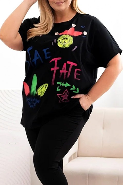 Tricou FRAXELZA BLACK, Culoare: negru, IVET.RO - Reduceri de până la -80%
